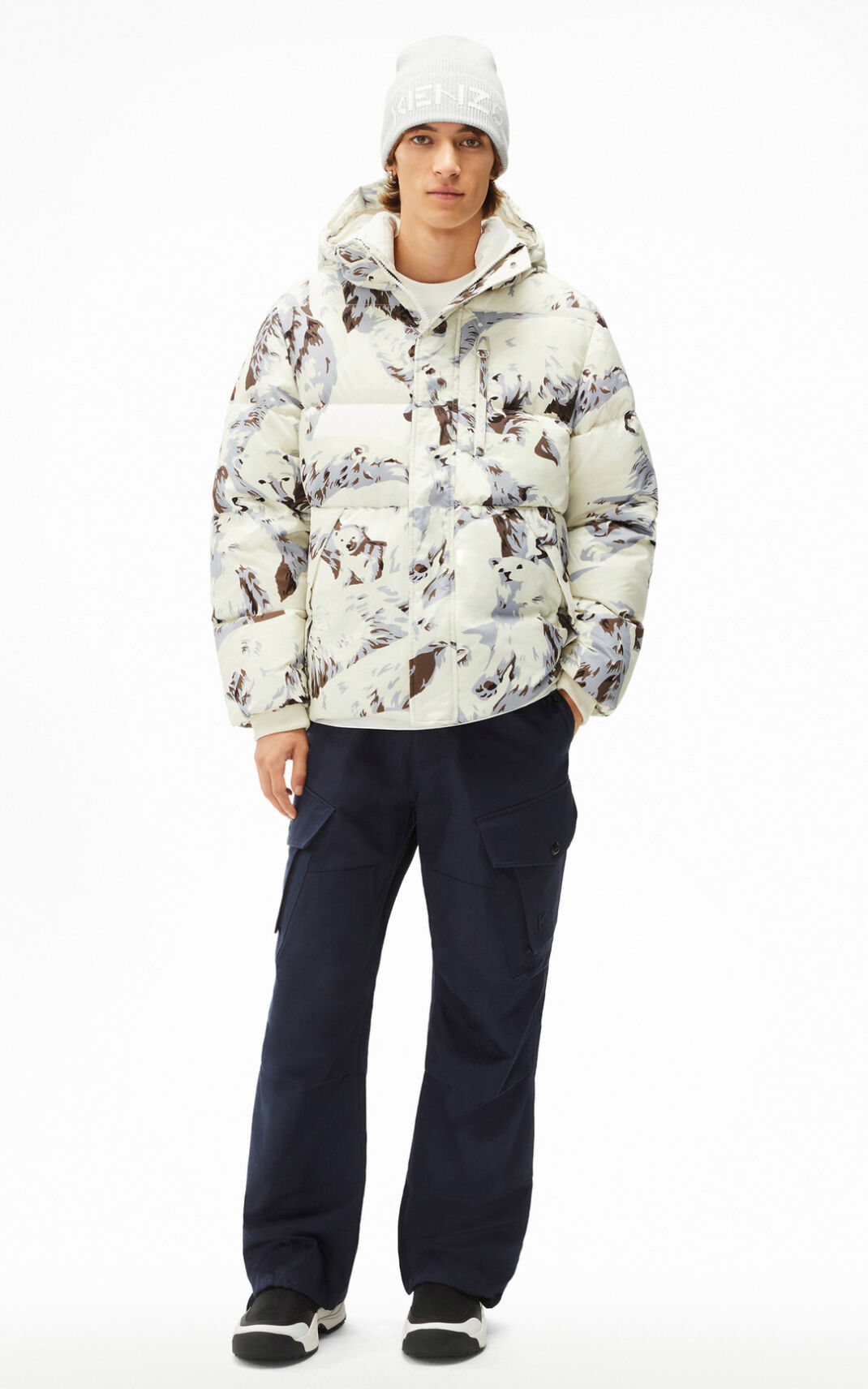 Kenzo Polar Bear The Vinter Capsule Dunjacka Herr | 37064-VBFY